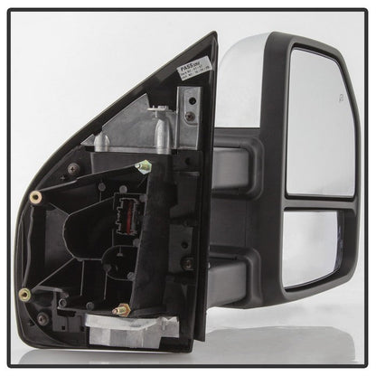 SPYDER xTune 15-17 Ford F-150 Heated LED Telescoping Pwr Mirrors - Clr (Pair) (MIR-FF15015S-G4-PWH-CL-SET) 9943072