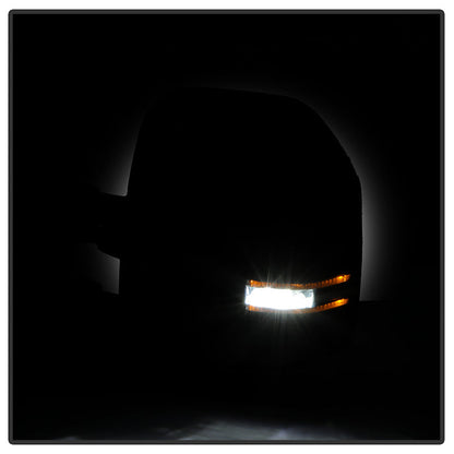 SPYDER xTune 15-17 Ford F-150 Heated LED Telescoping Pwr Mirrors - Smk (Pair) (MIR-FF15015S-G4-PWH-SM-SET) 9943065