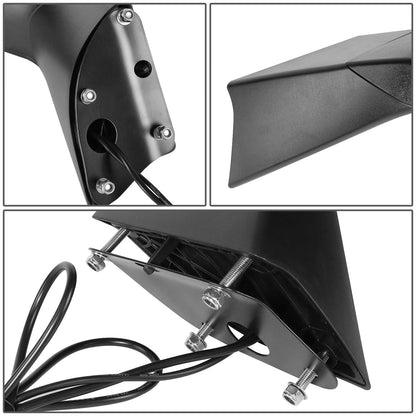 2018-2021 Volvo VNL Hood Mirror with Amber LED Arrow-Chevron