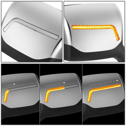 2013-2021 Peterbilt 579 / 587 / Kenworth T680 Check Mark Style LED Hood Mirror