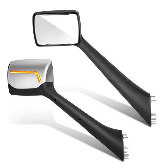 2013-2021 Peterbilt 579 / 587 / Kenworth T680 Check Mark Style LED Hood Mirror