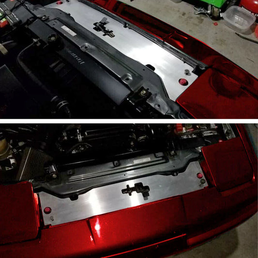 Bull Boost Performance Radiator Cooling Plate Panel Slam Cover – Toyota Supra MK3 1986-1992