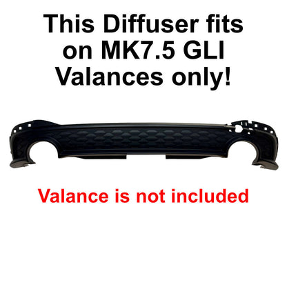 Rear Diffuser for MK7.5 Facelift GLI (2022 - 2025)