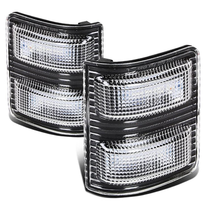 2008-2015 Ford Super Duty Towing Mirror Side Lights - Black/Amber