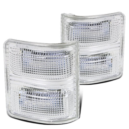 08-15 Ford F-250 F-350 F-450 F-550 Towing Mirror Side Lights Pair Chrome