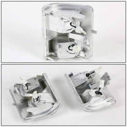 08-15 Ford F-250 F-350 F-450 F-550 Towing Mirror Side Lights Pair Chrome