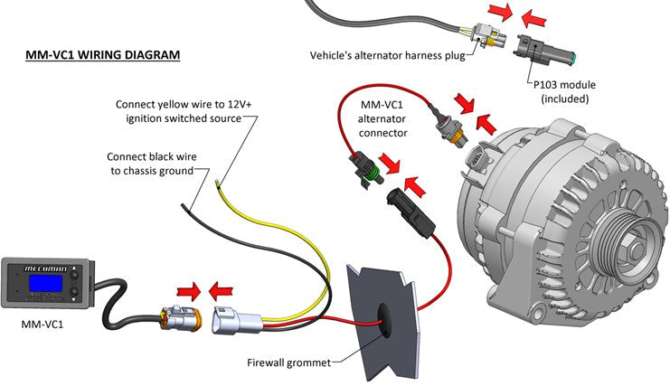 Mechman MM-VC1 Voltage Controller for 2005+ GM 2-Pin RVC Systems