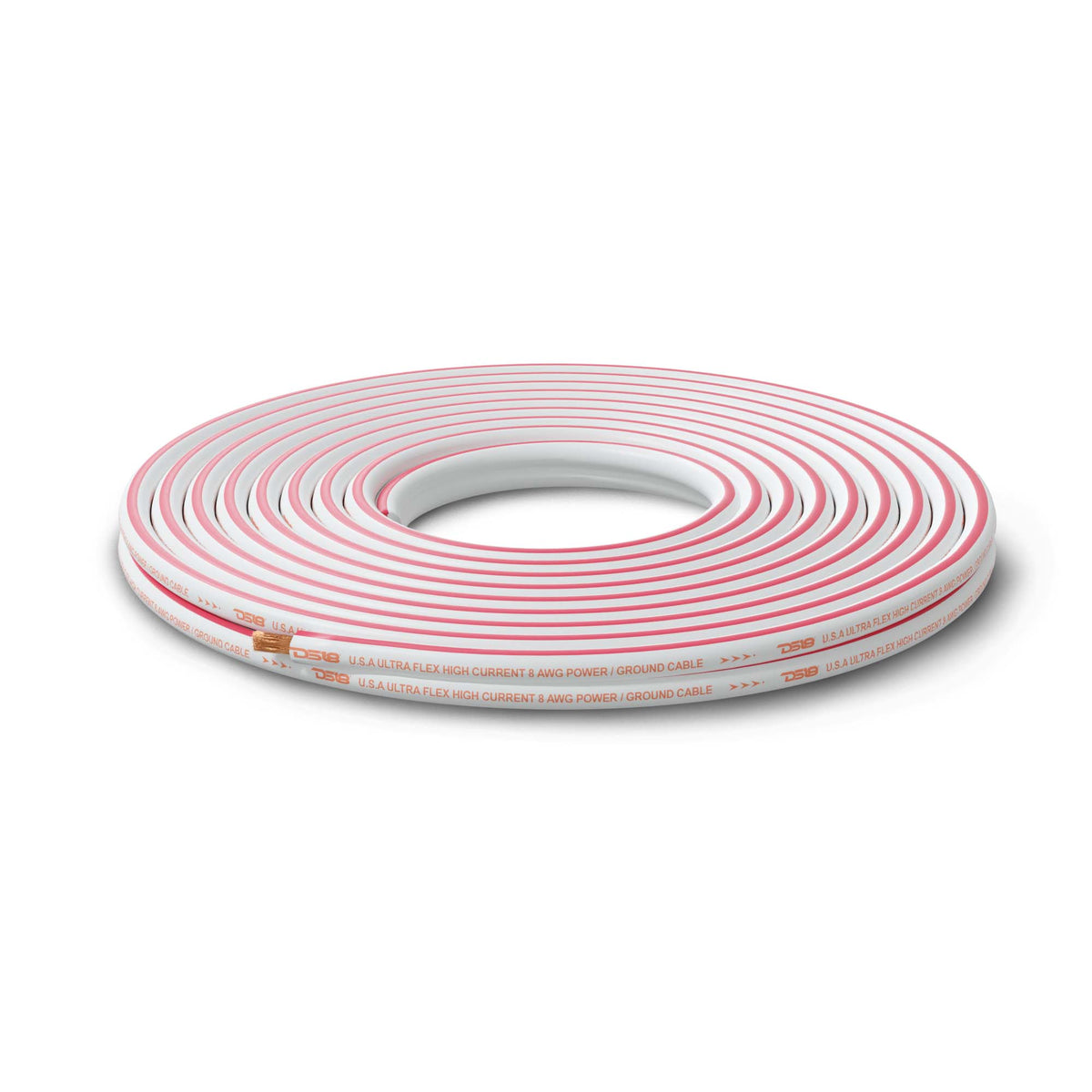 8-GA Marine Grade Tinned 100% Copper OFC Power Wire -100 Feet