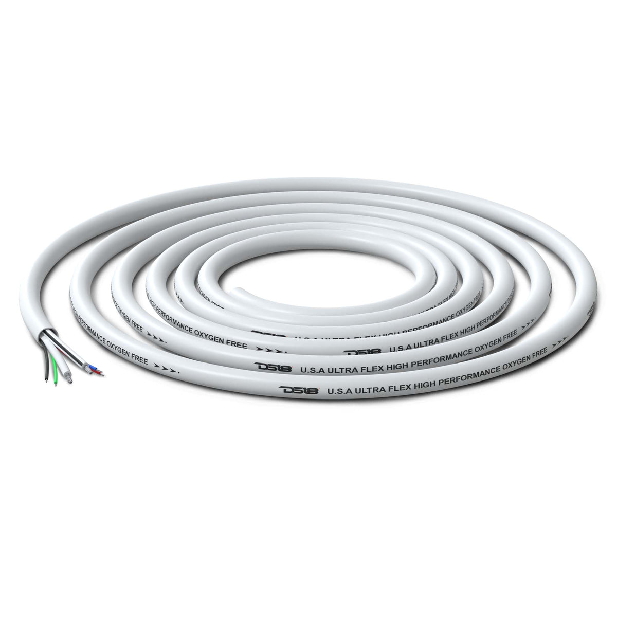18-GA LED RGB and 16-GA Speaker Wires Marine Grade Tinned 100% Copper OFC -100 Feet