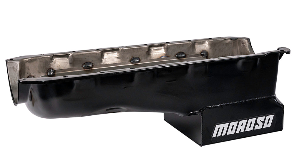 OIL PAN BBC STEEL W/FLAT SIDES