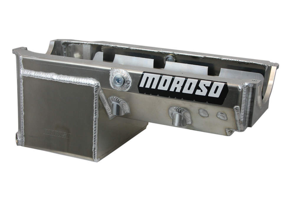 OIL PAN SBC  ALUM.  DUAL K.O.
