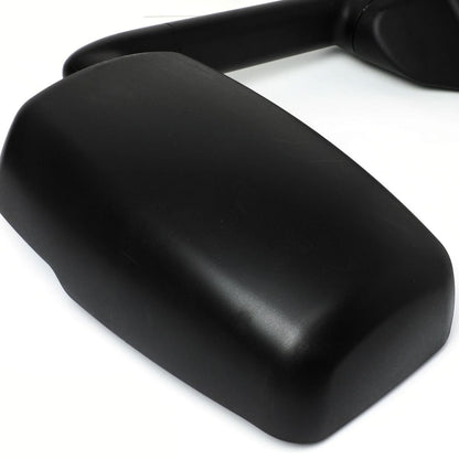 03-18 Chevy Express GMC Savana Manual Side Mirror Pair Black