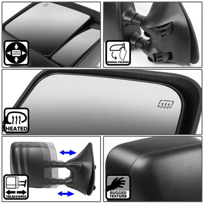 05-15 Nissan Frontier Powered Heated Side Mirror - Right Black