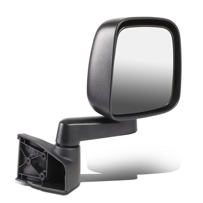 2003-2006 Jeep Wrangler Manual Side Mirror Right Black