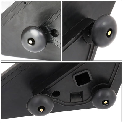 06-10 Hyundai Sonata Manual Side Mirror - Right - Black
