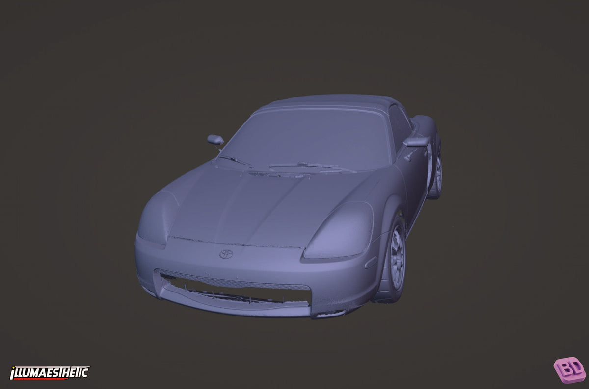 Toyota MR2 Spyder (ZZW30) 3D Scan (2000-2007)