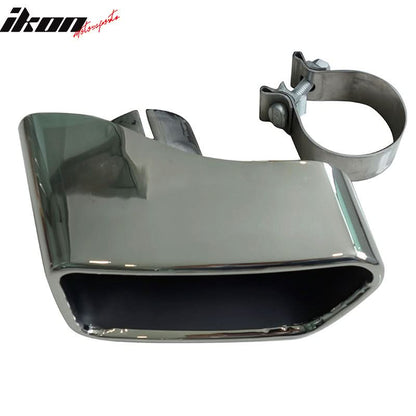 2011-2016 BMW 5 F10 F11 F18 Chrome Exhaust Muffler Tip Stainless Steel