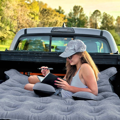 DikaSun 6.0-6.5 FT Full Size Pickup Truck Bed Air Mattress,Grey