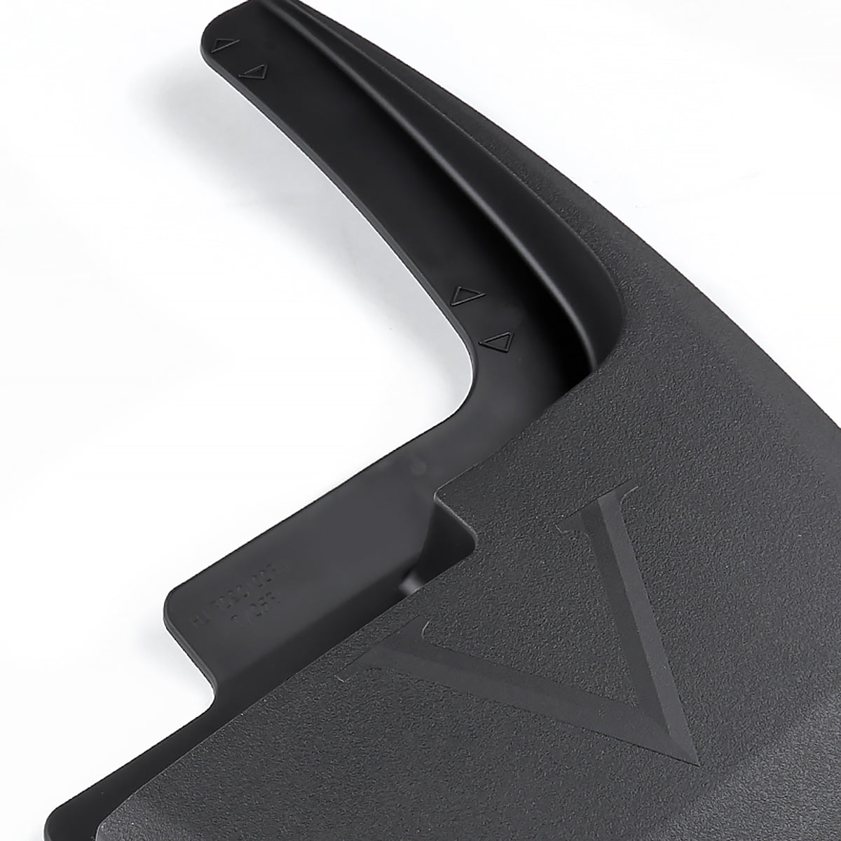 2015-2018 Ford F-150 Black ABS Front & Rear Mud Flap Splash Guards (Models with OEM Wheel Lip Moldings)