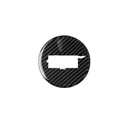 MUSTANG 15-23 CARBON FIBER STEERING WHEEL CENTER TRIM