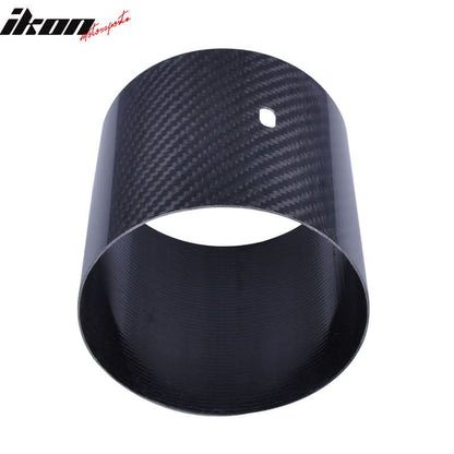 Universal Fitment 4Inch N1 Style Rear Muffler Exhaust Tip Carbon Fiber