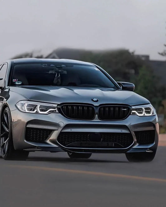 BMW 5 Series F90 M5 Sedan R Style Carbon Fiber Front Lip (2018 - 2020)