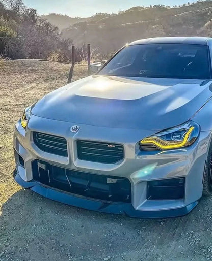BMW 2 Series G87 M2 MHC Style Carbon Fiber Front Lip (2023+)