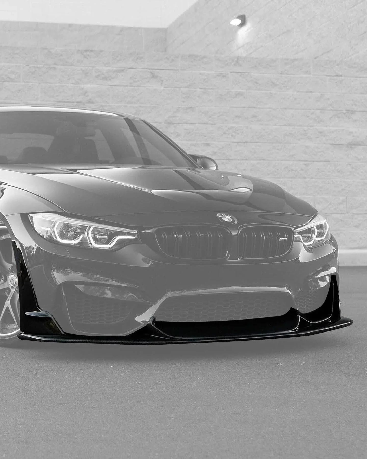 BMW 3 Series F80 M3 F82 F83 M4 Laptor Style Carbon Fiber Front Lip (2015 - 2021)