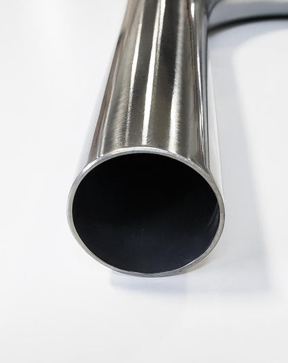 2.375" 16ga 15° Mandrel Bend - (3.563" CLR / 6.000" Legs) - Polished OD - 304 Stainless