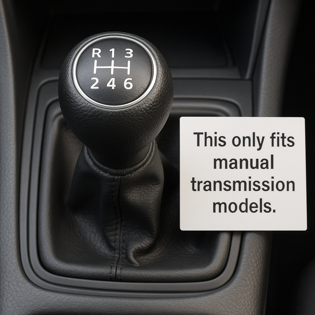 Replacement Leather Shift & E-Brake Boot Cover For Mazda MX-5 MK1 1998-2005