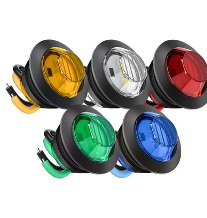 Marker and Clearance Lights for Trailers, RV's, Trucks, Boats - WHITE