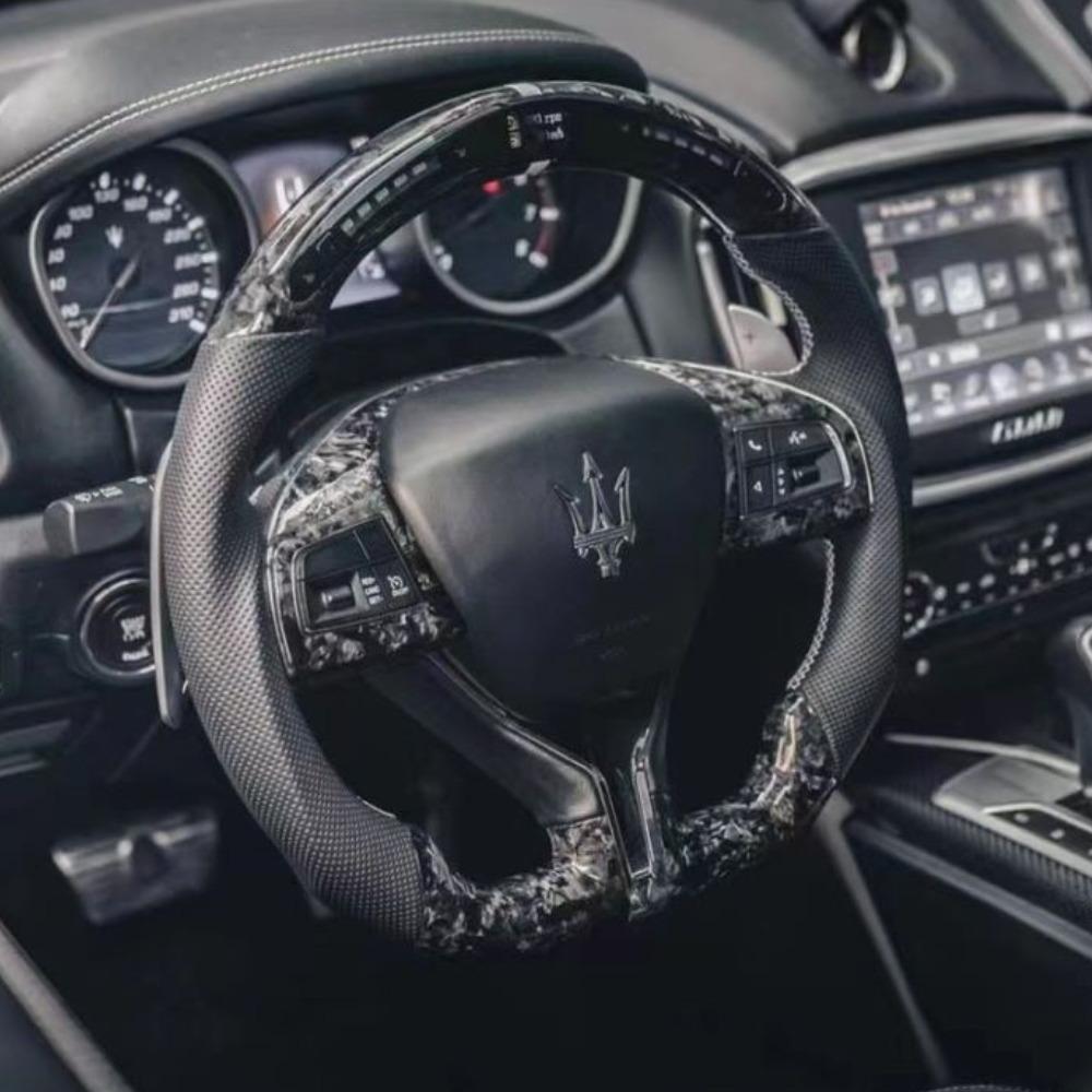 2014-2021 Maserati Ghibli  / 2017-2023 Levante  / 2014-2022 Quattroporte Custom Steering Wheel by Exclusive Steering  for