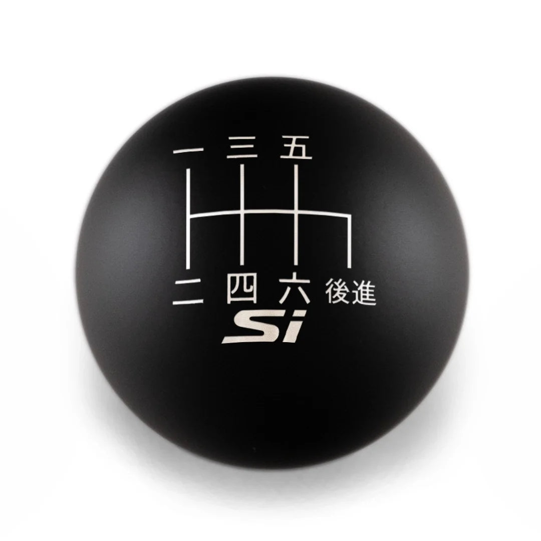 Billetworkz Weighted Shift Knob - 6-Speed Si Japanese Engraving - Honda