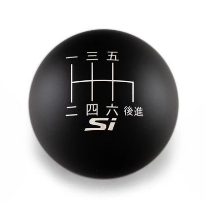 Billetworkz Weighted Shift Knob - 6-Speed Si Japanese Engraving - Honda