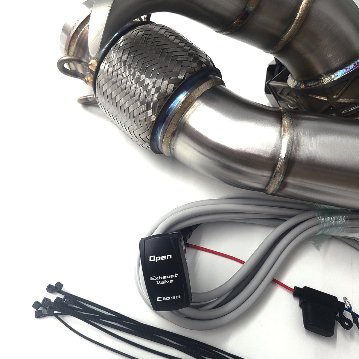 Can Am Maverick R Shocker Downpipe (electronically adjustable exhaust!) BRP