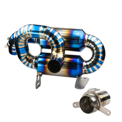 RPM Can-Am Maverick R Full TITANIUM 3" Sport Muffler - Slip On Sport Exhaust