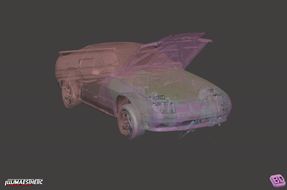 Mazda RX7 (FC3S) 3D Scan (1985-1992)
