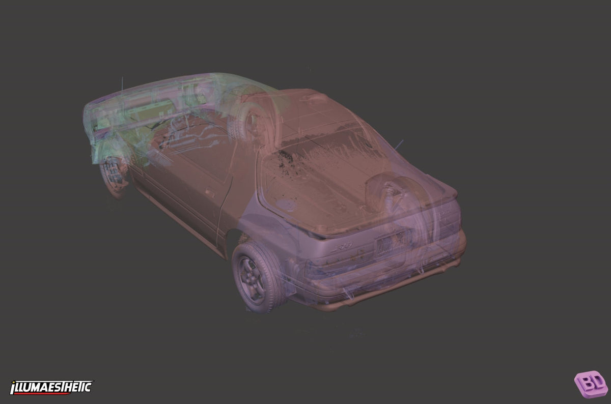 Mazda RX7 (FC3S) 3D Scan (1985-1992)