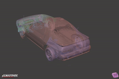 Mazda RX7 (FC3S) 3D Scan (1985-1992)