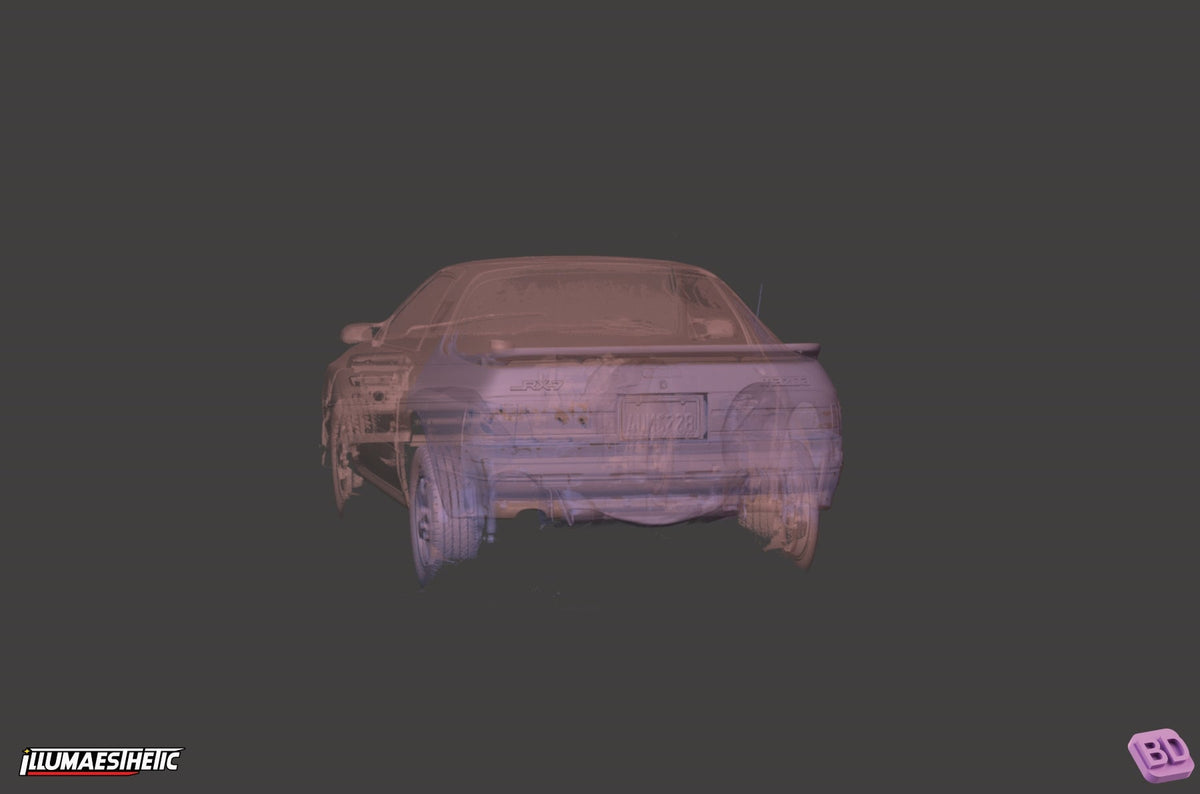 Mazda RX7 (FC3S) 3D Scan (1985-1992)