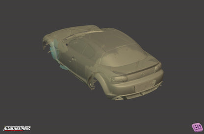 Mazda RX8 (SE3P) 3D Scan (2002-2008)