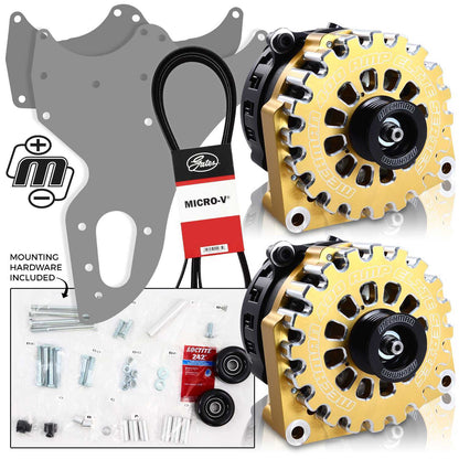 Mechman 800 Amp Gold Dual Alternator Kit for 2005 - 2013 GM Trucks