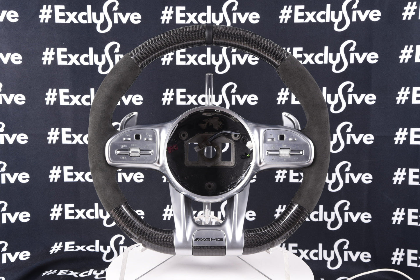 [Upgrade Conversion] Mercedes Benz 2018+ AMG Model Custom Steering Wheel by Exclusive Steering