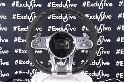 [Upgrade Conversion] Mercedes Benz 2018+ AMG Model Custom Steering Wheel by Exclusive Steering