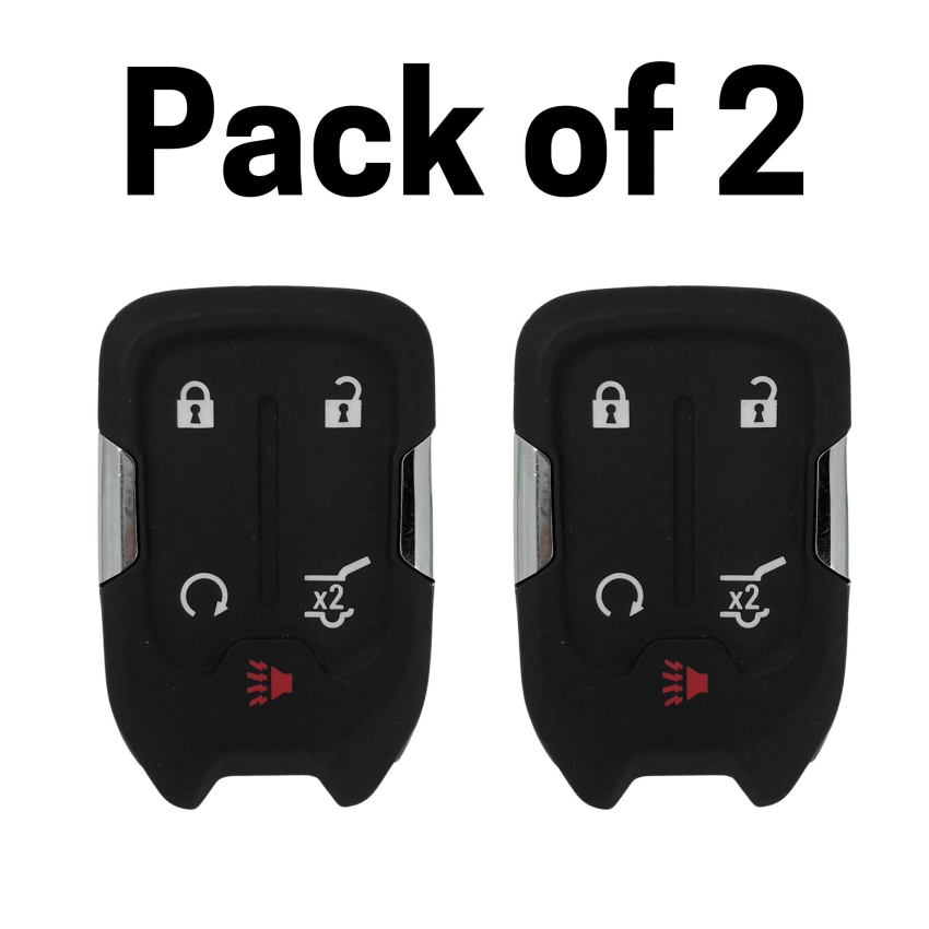Chevrolet GMC 5 Button Smart Key 2015-2020 For HYQ1AA | Aftermarket (2 Pack)