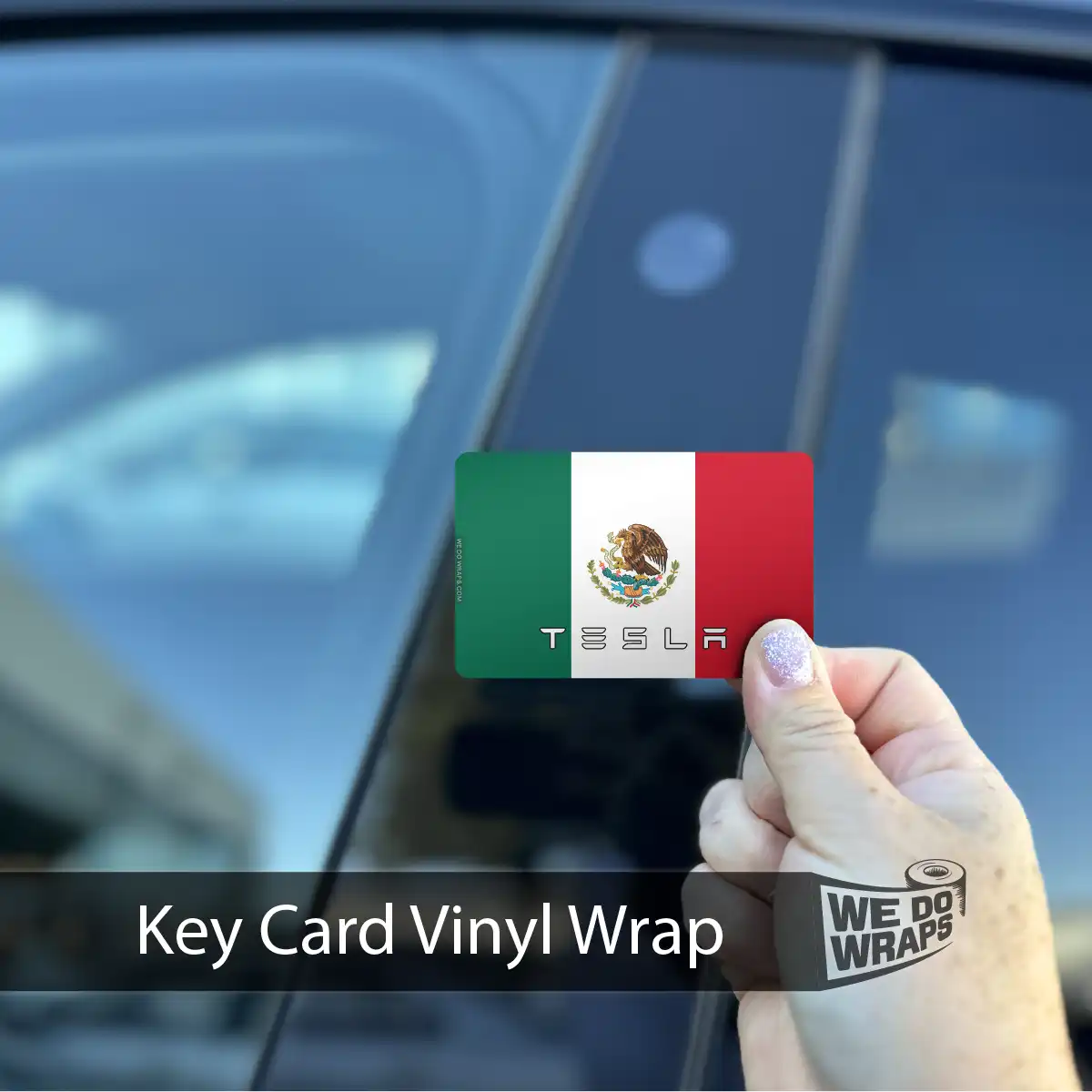 Mexican Flag | NFC Key Card Wrap