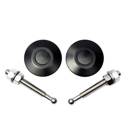 Mini Hood Quick Pin (Black) Pair