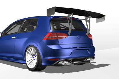 Diffuser V1+ – Volkswagen Golf (Mk7, 2014-2021)