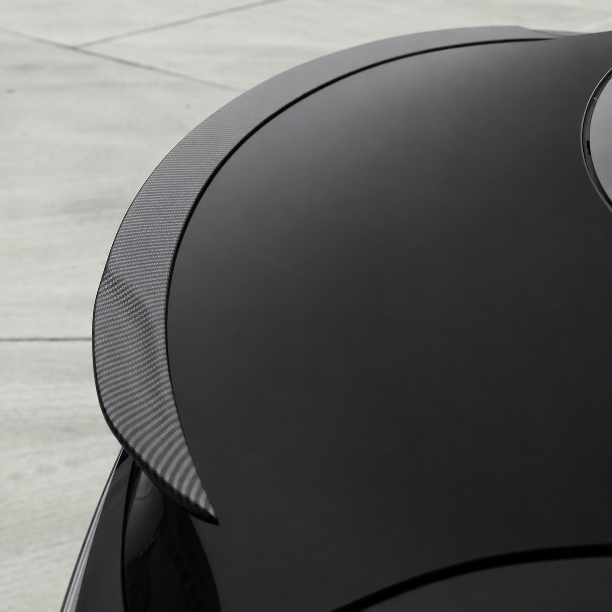 TESLA MODEL 3 HIGHLAND REAR TRUNK SPOILER REAL PRE-PREG DRY CARBON FIBER MATTE OR GLOSS