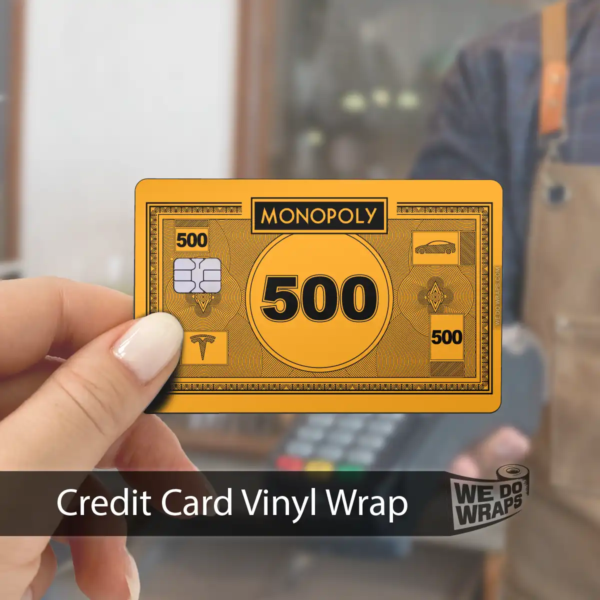 Tesla-opoly Money | NFC Key Card Wrap